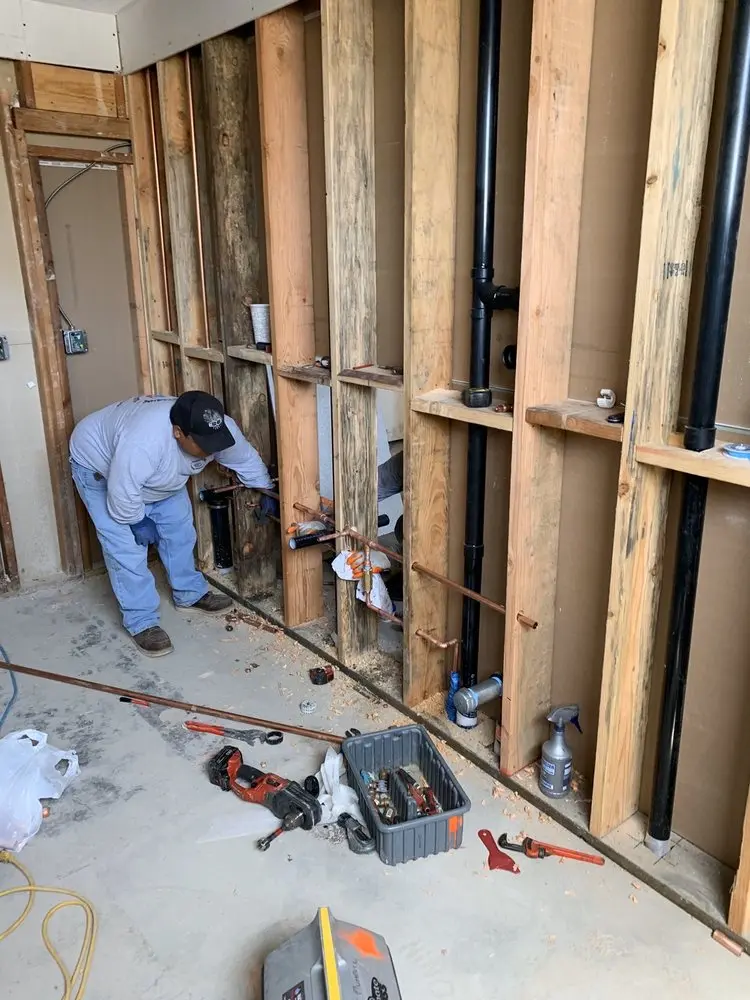 Commercial rough-in plumbing for Water Heater Replacement in Rancocas Heights